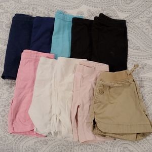 10 pairs girls 4t shorts